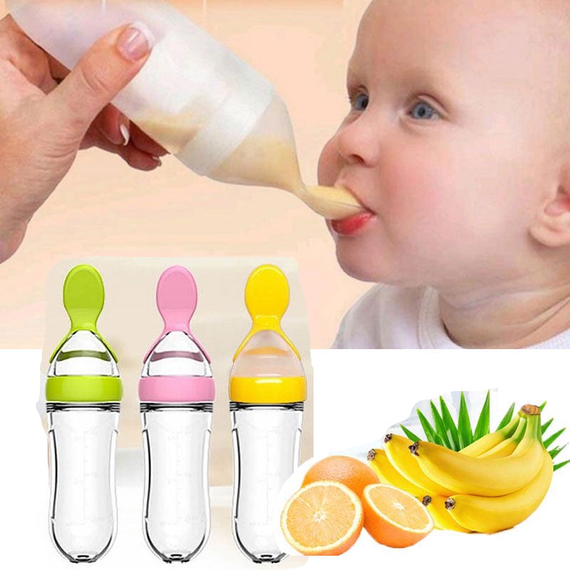 Biberon avec cuillère pour nouveau-né | EasyBottle™ - bebecheri-boutique.com