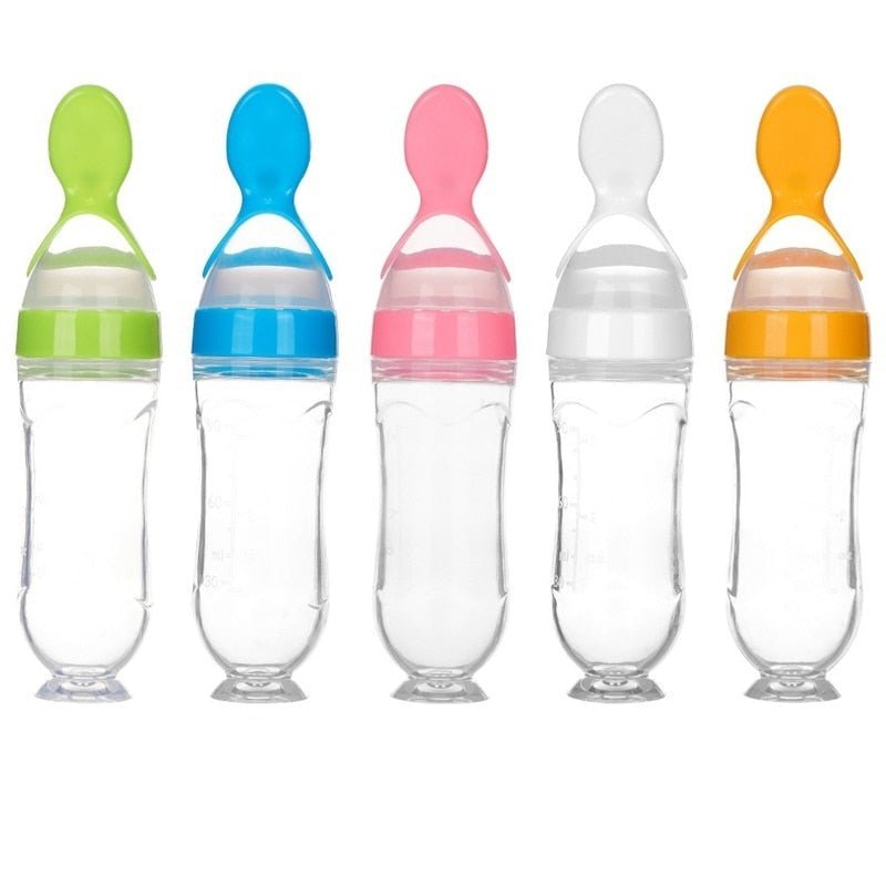 Biberon avec cuillère pour nouveau-né | EasyBottle™ - bebecheri-boutique.com